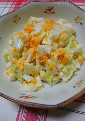 キャベツとオキアミ(海老)コールスロー風-レシピのメイン写真