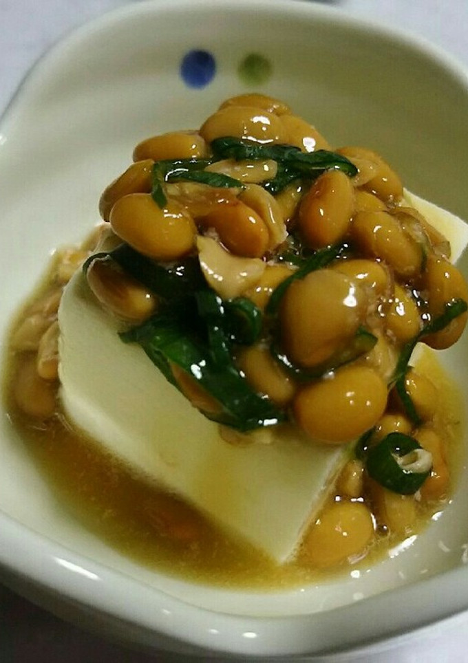 ねぎと納豆の簡単冷やっこ！-レシピのメイン写真