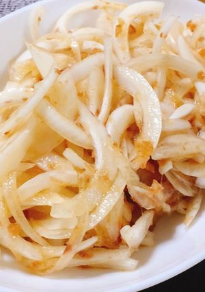 玉ねぎ ポン酢梅肉和え 覚え書き-レシピのメイン写真