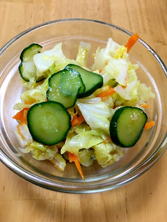 給食のゆで野菜(サラダ)洋風ドレッシング-レシピのメイン写真