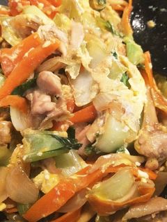 鶏肉と青梗菜のオイスターソース炒め-レシピのメイン写真