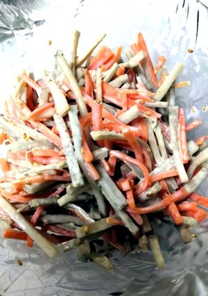 レンジで簡単！ごぼうサラダ-レシピのメイン写真