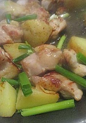 甘酒に漬けた鶏肉と新じゃがの炒め焼き-レシピのメイン写真