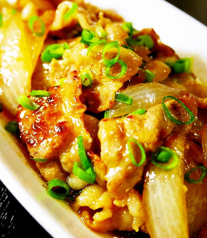 たっぷり新玉ねぎと豚ばら肉の角煮の味炒め-レシピのメイン写真