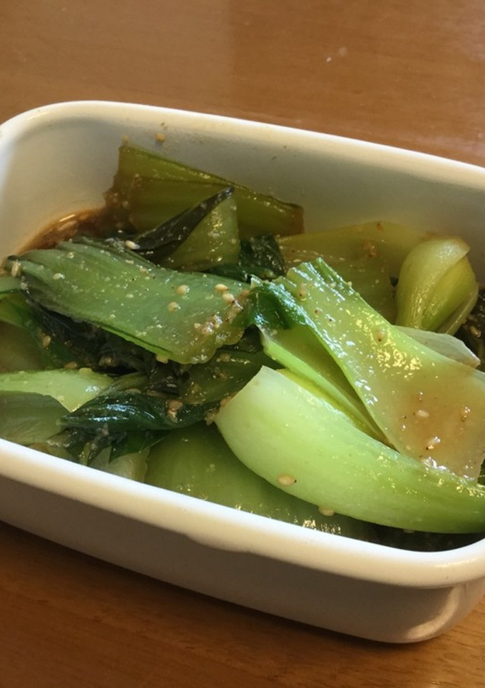 青梗菜のナムル風煮浸し-レシピのメイン写真