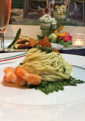 *・:*海老とセロリの冷製パスタ。:*-レシピのメイン写真