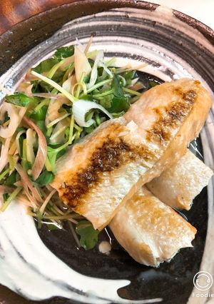 薬味で楽しむ！鮭ハラスの焼きびたし-レシピのメイン写真