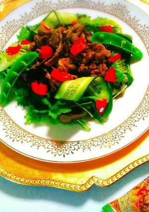 低糖質！ラム肉のエスニックサラダ-レシピのメイン写真