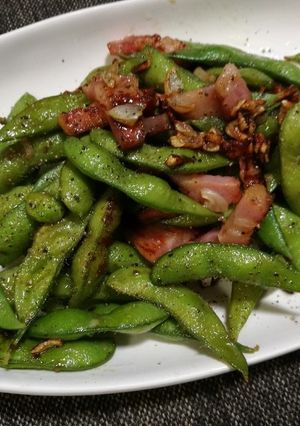 枝豆ペペロンチーノ-レシピのメイン写真