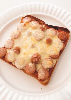 忙しい朝に！簡単♡朝食♡ピザトースト♡-レシピのメイン写真