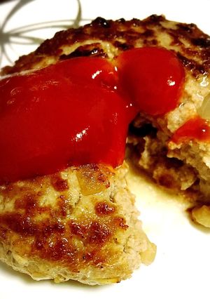肉汁たっぷり!ふわっふわ豆腐ハンバーグ♫-レシピのメイン写真