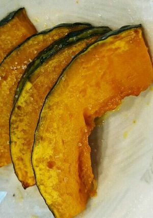 ごま油を使って、かぼちゃのトースター焼き-レシピのメイン写真