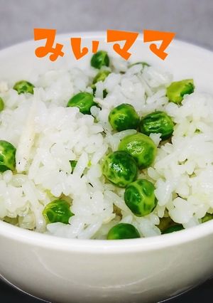 超簡単♪えんどう豆としらすの混ぜご飯☆-レシピのメイン写真