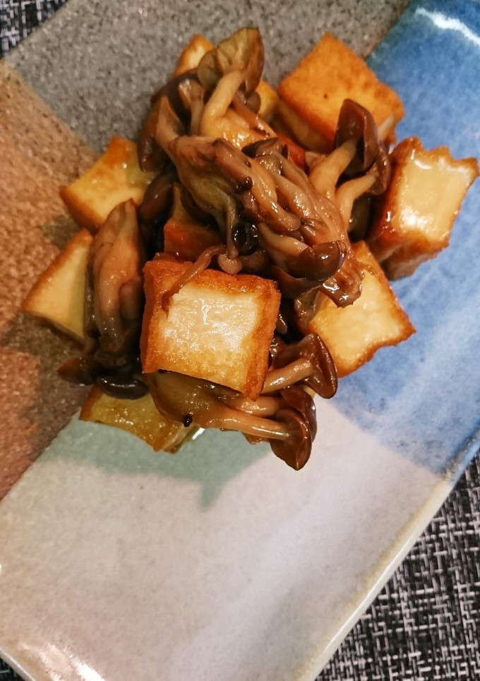 厚揚げしめじの甘醤油炒め-レシピのメイン写真