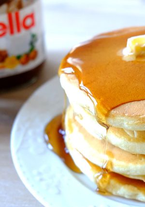 ふわふわ♡パンケーキ-レシピのメイン写真