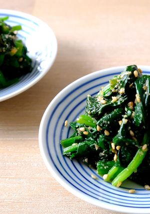 定番♡ほうれん草の胡麻和え-レシピのメイン写真