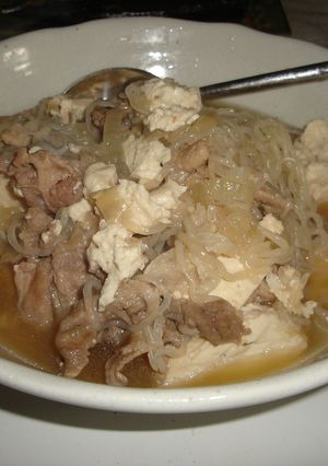 みんなお鍋にぶちこんで♪圧力鍋で☆肉豆腐-レシピのメイン写真