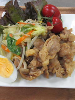 鶏のエンガワと野菜炒め-レシピのメイン写真