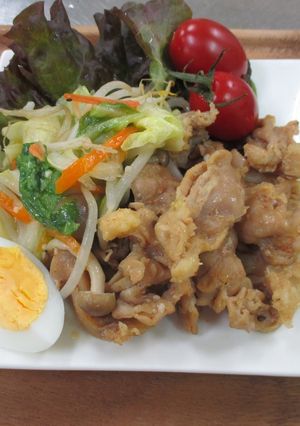 鶏のエンガワと野菜炒め-レシピのメイン写真