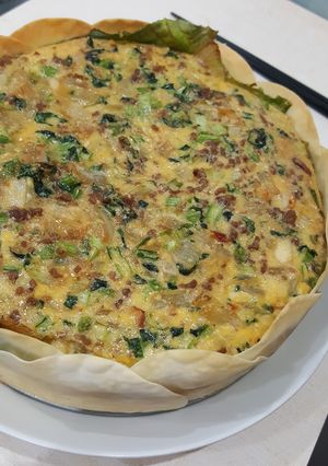 餃子の皮で簡単キッシュ-レシピのメイン写真
