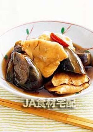 ビンチョウとなすの煮物-レシピのメイン写真