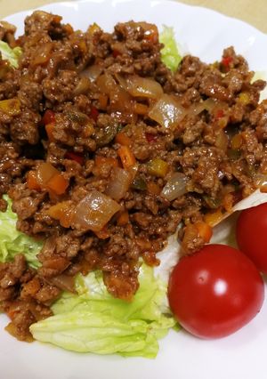 ハンバーグ風ライス-レシピのメイン写真