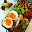 お弁当(5/15)★鶏そぼろと煮玉子