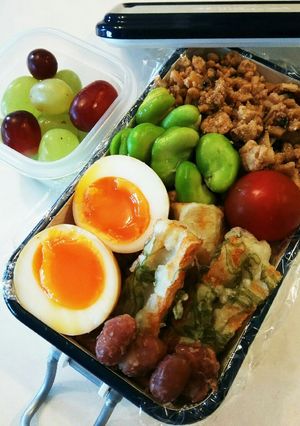 お弁当(5/15)★鶏そぼろと煮玉子-レシピのメイン写真