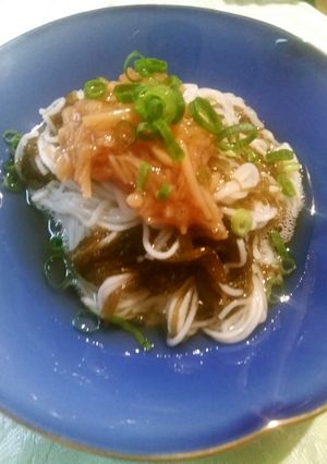 モズクそーめん-レシピのメイン写真