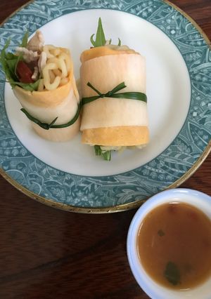 辛ラーメンの大根巻き生春巻き風-レシピのメイン写真