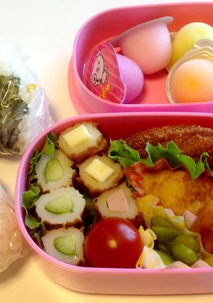 親子遠足弁当&ママへのお弁当180515-レシピのメイン写真