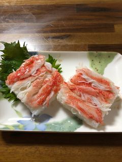 某コンビニ風カニカマ押し寿司-レシピのメイン写真