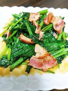 ドレッシングにお任せ!ほうれん草ソテー☆-レシピのメイン写真