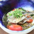 大葉ドレッシング漬け小鯵の焼き浸し