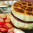 おからと米粉のフワフワパンケーキ