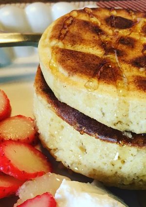 おからと米粉のフワフワパンケーキ-レシピのメイン写真