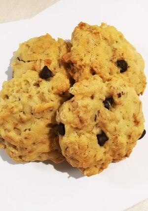 チョコチップオートミールクッキー-レシピのメイン写真