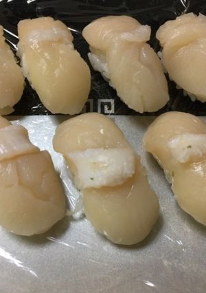 こだわりホタテ握り-レシピのメイン写真