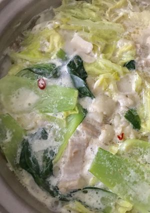 豆乳もつ鍋 -レシピのメイン写真