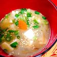 うちの豚汁(肉なしけんちん汁でも美味)
