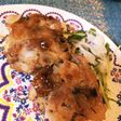 あるもの入れて豚コマバーグ!