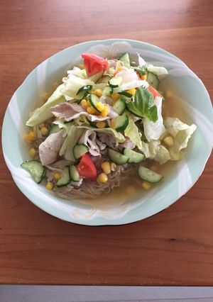 豚しゃぶサラダ冷麺-レシピのメイン写真