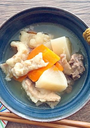 塩モツ煮込み　-レシピのメイン写真