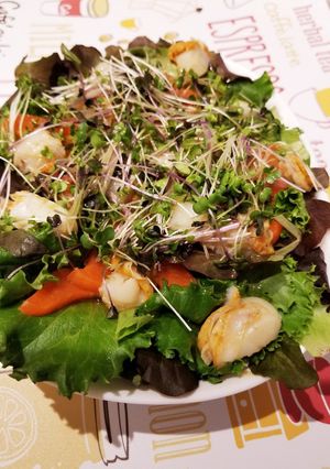 サーモンとベビーほたてのカルパッチョ★-レシピのメイン写真