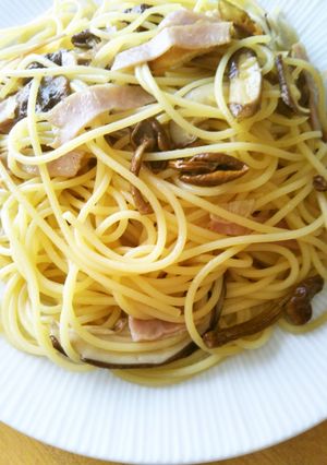 乾燥きのこを使った和風パスタ-レシピのメイン写真