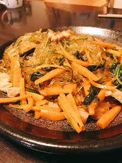 冷蔵庫の残り野菜と焼肉のタレでチャプチェ-レシピのメイン写真