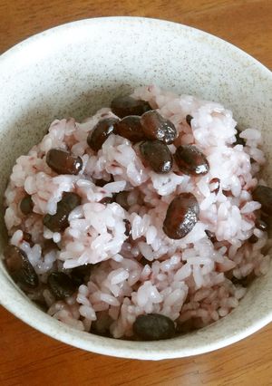 食紅なし★北海道なつかしの味★甘納豆赤飯-レシピのメイン写真