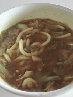 残り物の野菜炒めでカレーうどん-レシピのメイン写真