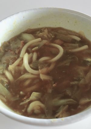 残り物の野菜炒めでカレーうどん-レシピのメイン写真