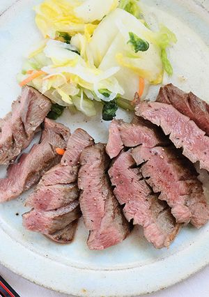 468食材■ファッソーネ牛のタンステーキ-レシピのメイン写真